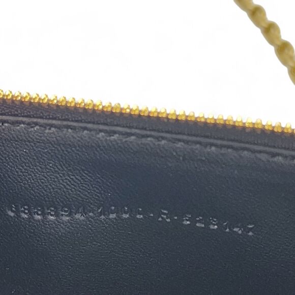 Balenciaga Gossip Wallet On Chain WOC Bag - Croc Embossed Calf Leather - Black - Picture 8 of 12